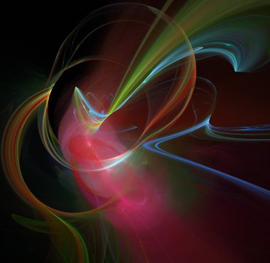 3D görüntüleme soyut dijital arkaplan. Tekstil ve tasarım için desen