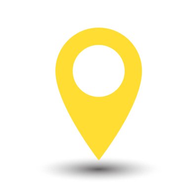 Harita iğne işareti konumu simgesi