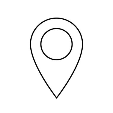Harita iğne işareti konumu simgesi
