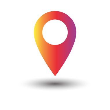 Harita iğne işareti konumu simgesi