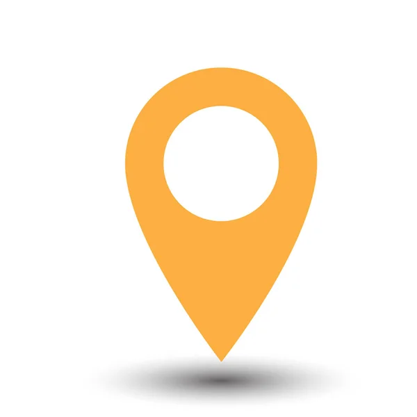 Mapa pinos sinal ícone de localização —  Vetores de Stock