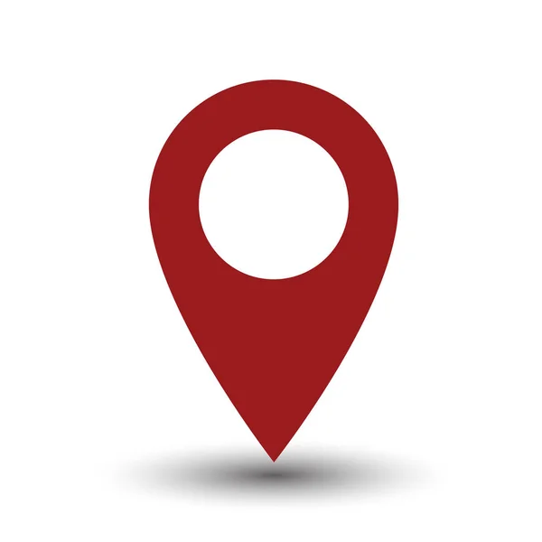 Mapa pines signo ubicación icono — Archivo Imágenes Vectoriales