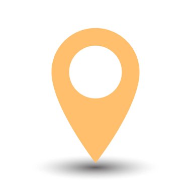 Harita iğne işareti konumu simgesi