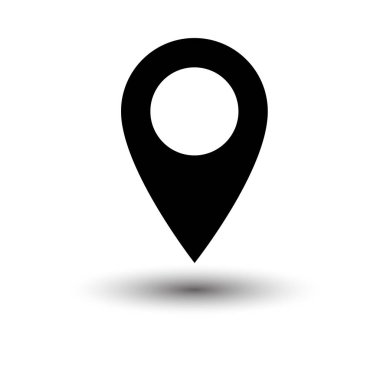 Harita iğne işareti konumu simgesi