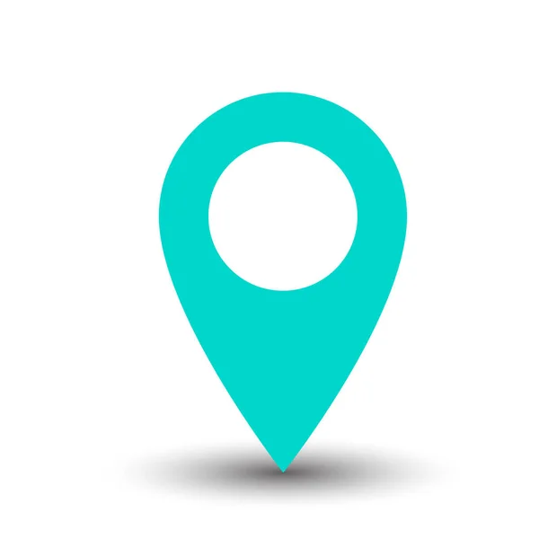 Mapa pinos sinal ícone de localização —  Vetores de Stock