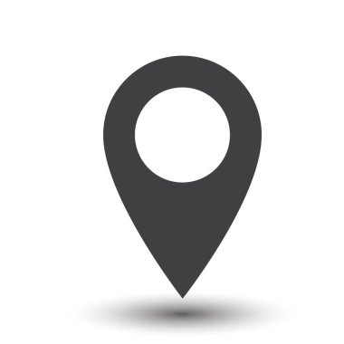 Harita iğne işareti konumu simgesi