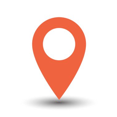 Harita iğne işareti konumu simgesi