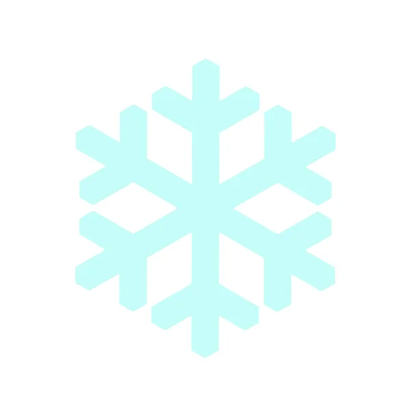 Vector copo de nieve icono. ilustración para web — Archivo Imágenes Vectoriales