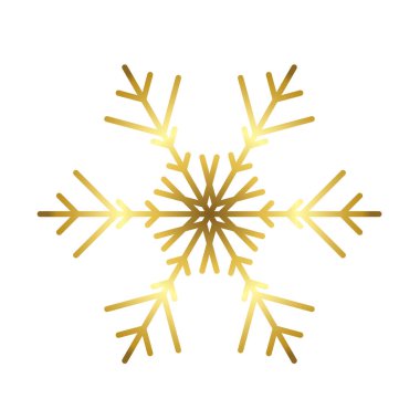 Vektör kar tanesi simgesi. Web için illüstrasyon