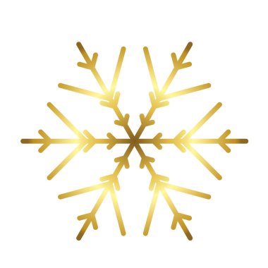 Vektör kar tanesi simgesi. Web için illüstrasyon