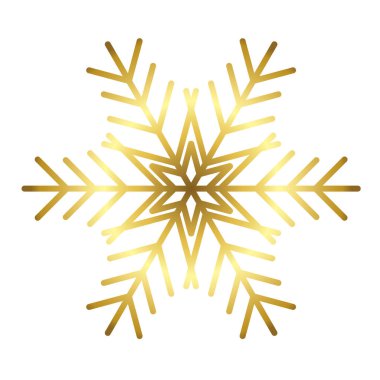 Vektör kar tanesi simgesi. Web için illüstrasyon