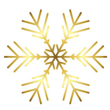 Vektör kar tanesi simgesi. Web için illüstrasyon