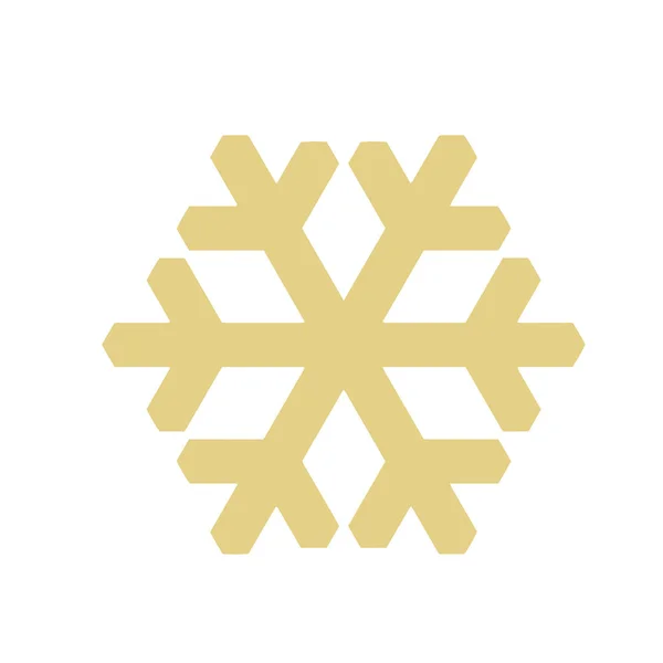 Vector sneeuwvlok icoon. illustratie voor web — Stockvector