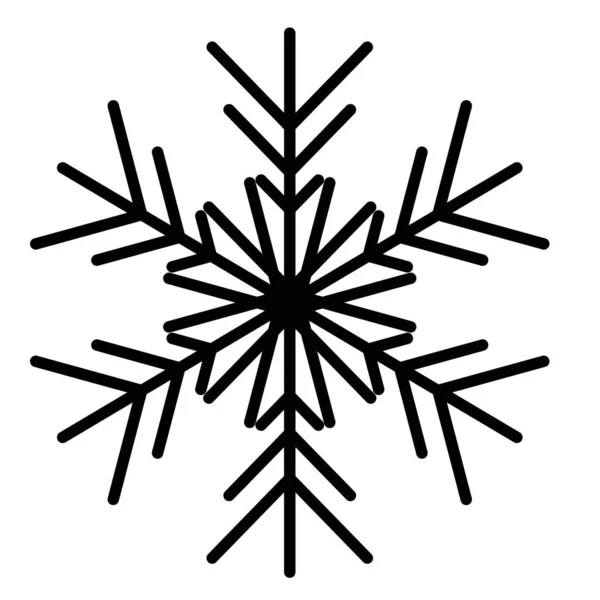 Vector snowflake icon.  illustration for web — Stock Vector