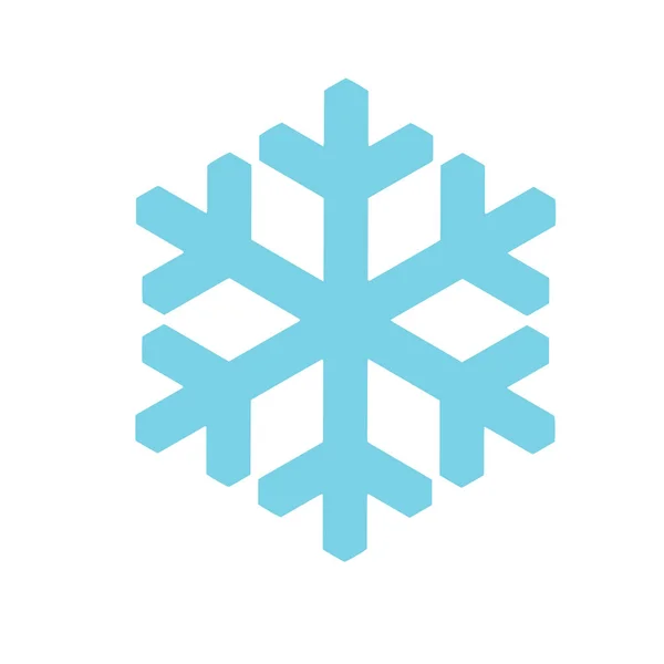 Icona del fiocco di neve vettoriale. illustrazione per il web — Vettoriale Stock