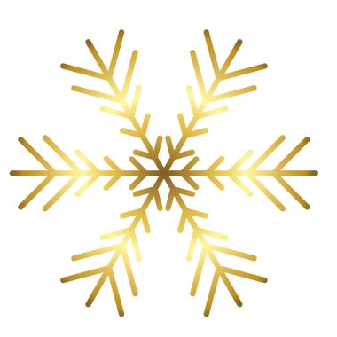 Vektör kar tanesi simgesi. Web için illüstrasyon