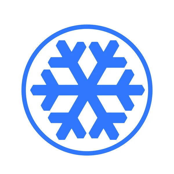 Icona del fiocco di neve vettoriale. illustrazione per il web — Vettoriale Stock