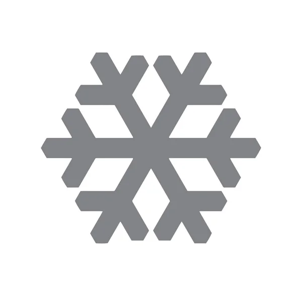 Vektor-Schneeflockensymbol. Illustration für Web — Stockvektor