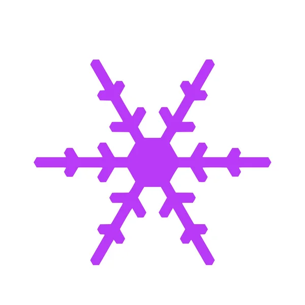 Vector copo de nieve icono. ilustración para web — Archivo Imágenes Vectoriales