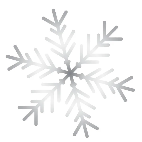 Vector sneeuwvlok icoon. illustratie voor web — Stockvector