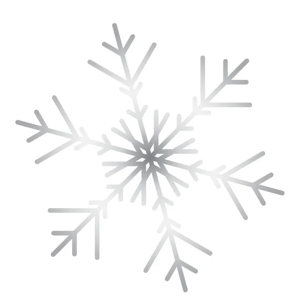 Vektor-Schneeflockensymbol. Illustration für Web — Stockvektor