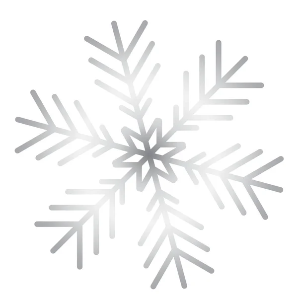 Vektor-Schneeflockensymbol. Illustration für Web — Stockvektor