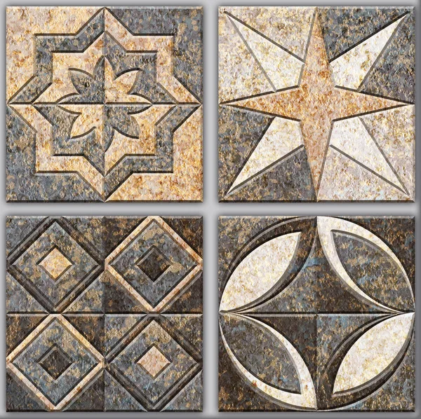 Dijital fayans tasarımı. Renkli seramik fayanslar