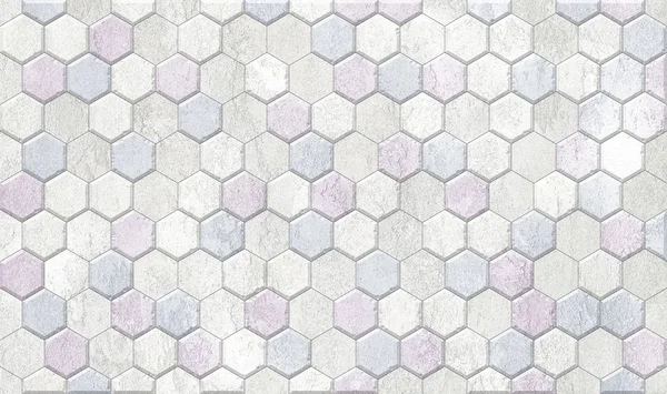 Colorful ceramic wall tiles decoration — ストック写真