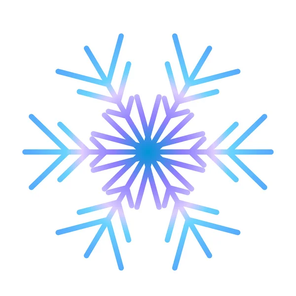 Icône vectorielle de flocon de neige. illustration pour le web — Image vectorielle