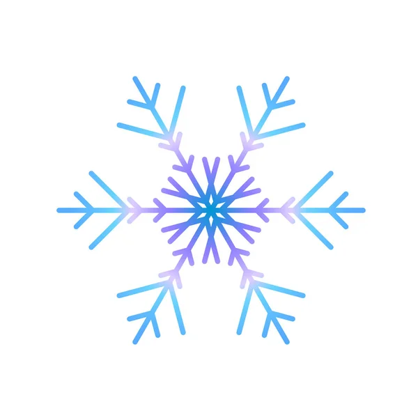 Pictograma fulg de zăpadă vector. Ilustrație pentru web — Vector de stoc