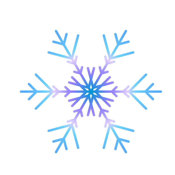 Pictograma fulg de zăpadă vector. Ilustrație pentru web — Vector de stoc