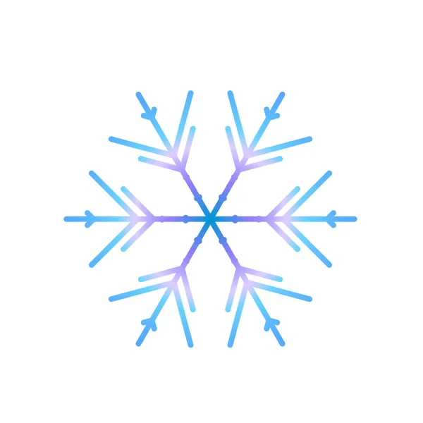 Vector copo de nieve icono. ilustración para web — Vector de stock
