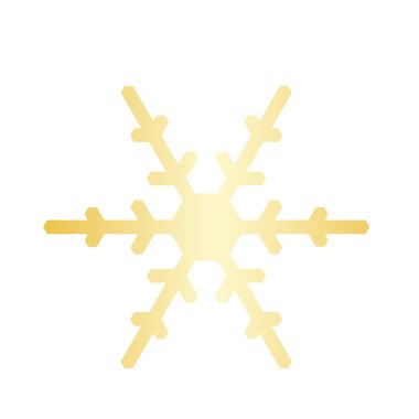 Vektör kar tanesi simgesi. Web için illüstrasyon