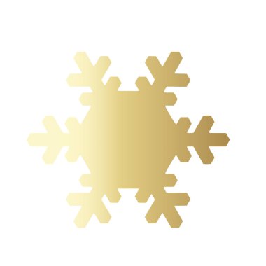 Vektör kar tanesi simgesi. Web için illüstrasyon