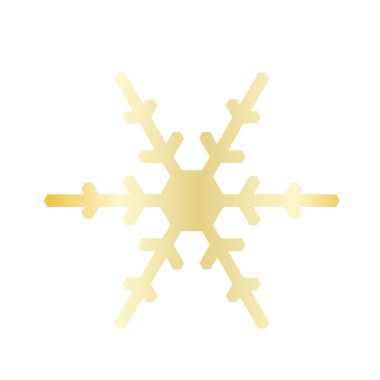 Vektör kar tanesi simgesi. Web için illüstrasyon