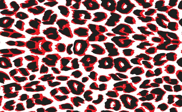 Leoparden-Hintergrund. nahtloses Muster — Stockvektor