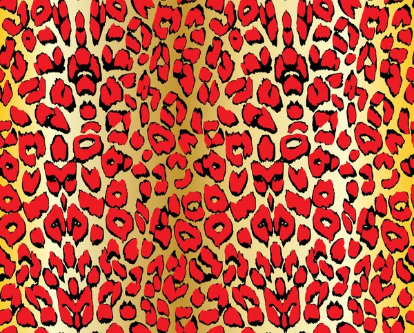 Leoparden-Hintergrund. nahtloses Muster — Stockvektor