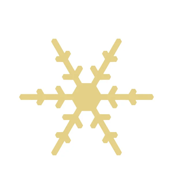 Vektor-Schneeflockensymbol. Illustration für Web — Stockvektor