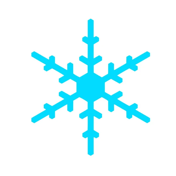 Vektor-Schneeflockensymbol. Illustration für Web — Stockvektor