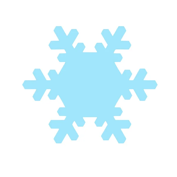 Vektor-Schneeflockensymbol. Illustration für Web — Stockvektor