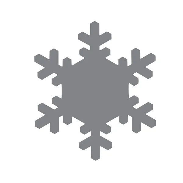 Wektor ikony płatków śniegu. Ilustracja do strony internetowej — Wektor stockowy