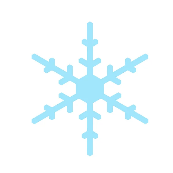 Vektor-Schneeflockensymbol. Illustration für Web — Stockvektor