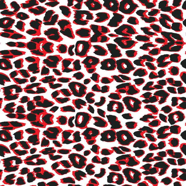 Leopard background. Seamless pattern — Stock Vector