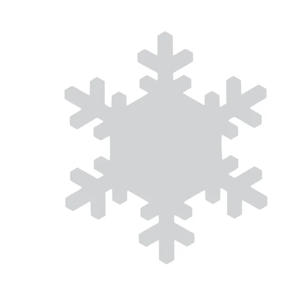 Icône vectorielle de flocon de neige. illustration pour le web — Image vectorielle