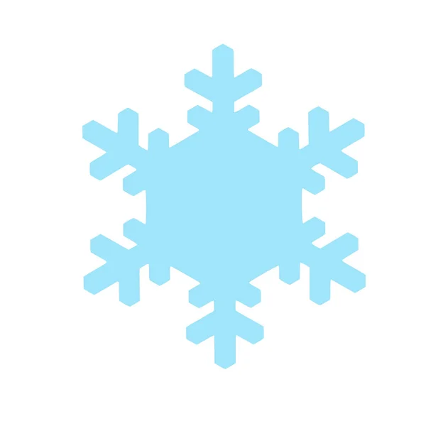 Ikon vektor kepingan salju. ilustrasi untuk web - Stok Vektor
