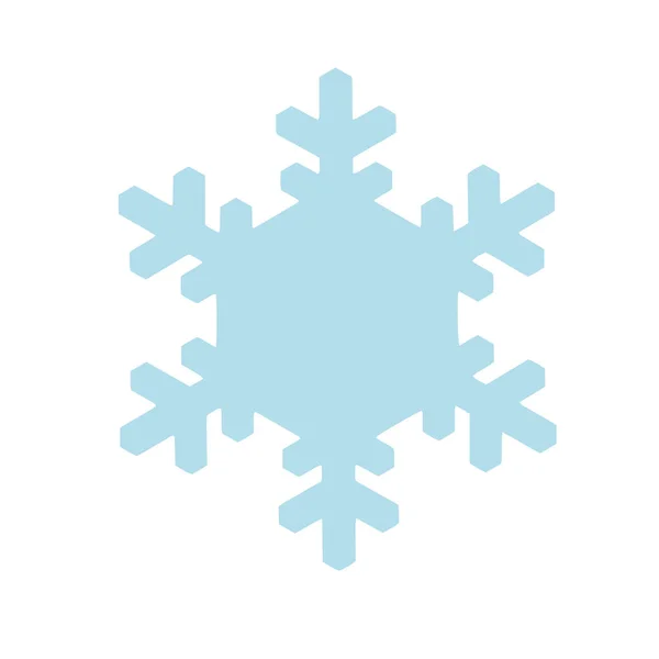 Ikon vektor kepingan salju. ilustrasi untuk web - Stok Vektor