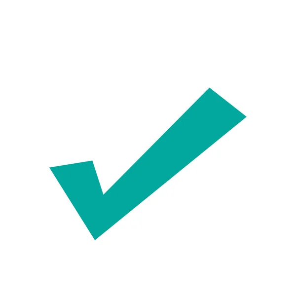 Icono de la marca de verificación, vector — Vector de stock