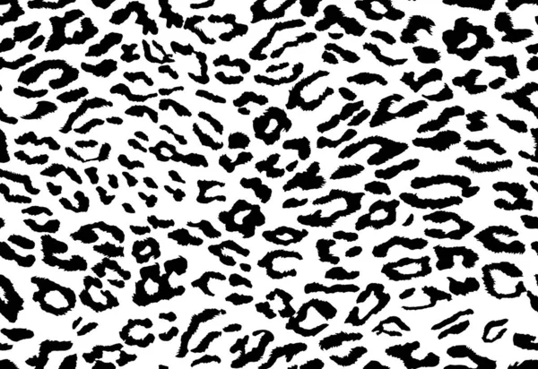 Leopardenvektor nahtloses Muster Tier Zebra Print — Stockvektor