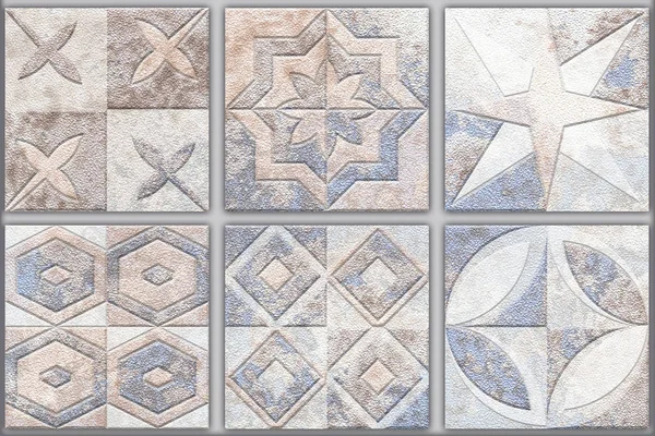 Azulejos digitales de diseño de azulejos de cerámica decoración — Foto de Stock
