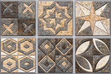 Dijital fayans tasarımı seramik duvar fayansları dekorasyonu